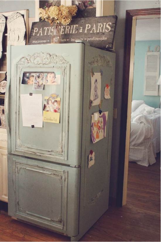 Ideen med at omarbejde et gammelt køleskab