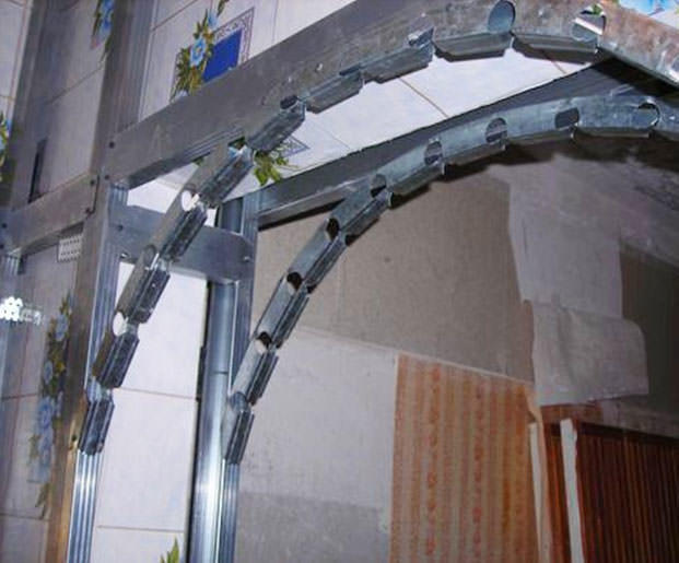 Profilul metalic este baza arcului, de aceea această etapă necesită cea mai mare atenție și calitate a muncii