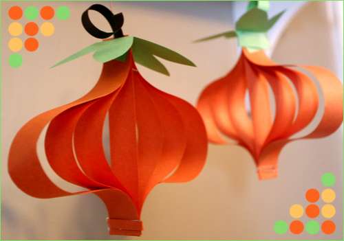 artesanato de papel de outono para crianças