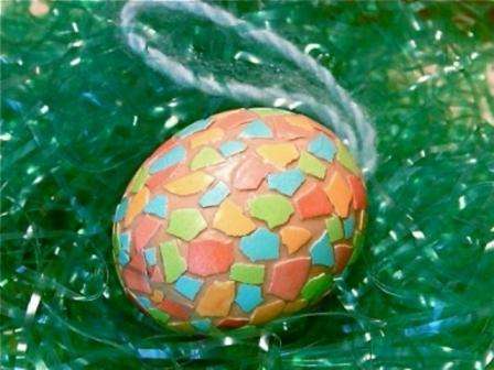 Druga je mogućnost koristiti ljuske drugih jaja u boji.