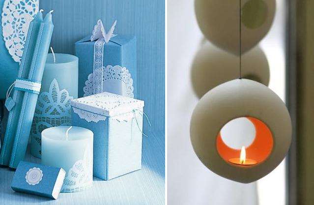 Puoi anche prendere un barattolo di vetro decorativo e metterci dentro una candela o creare un paralume con un'immagine interessante.