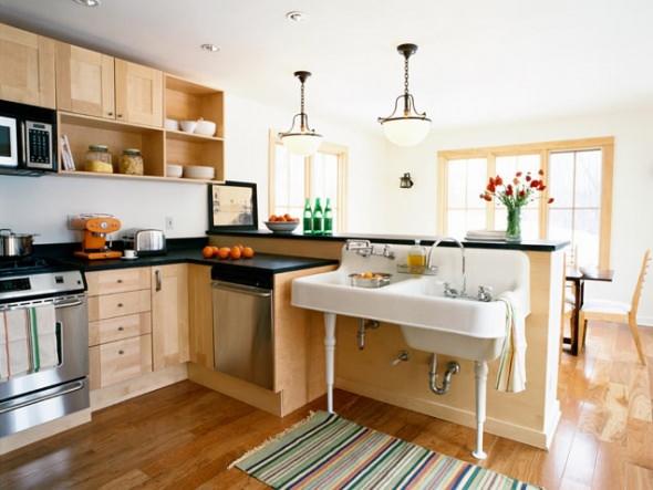 Η κουζίνα στο σπίτι σας μπορεί να έχει πολύ διαφορετική διάταξη, επειδή συχνά τα ίδια τα σπίτια είναι χτισμένα σύμφωνα με μεμονωμένα έργα