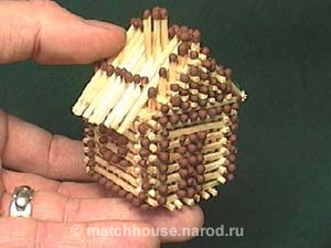 domik-iz-spichek035 Como fazer um castelo de fósforos com suas próprias mãos