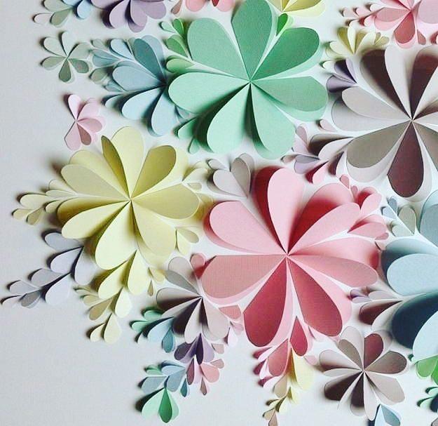 idéias de decoração de papel