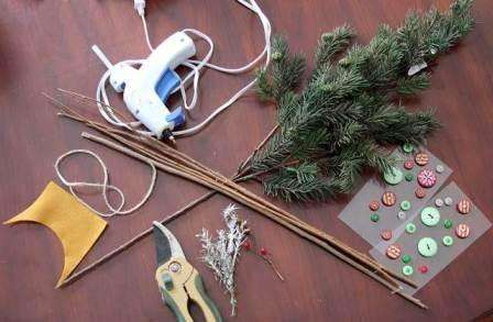 Kako napraviti igračku za božićno drvce, majstorska klasa