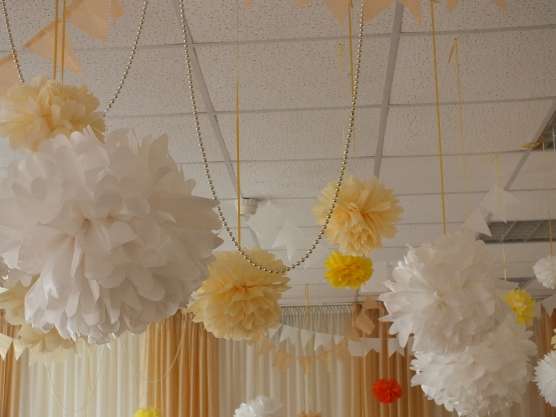 decore o corredor com balões para a formatura