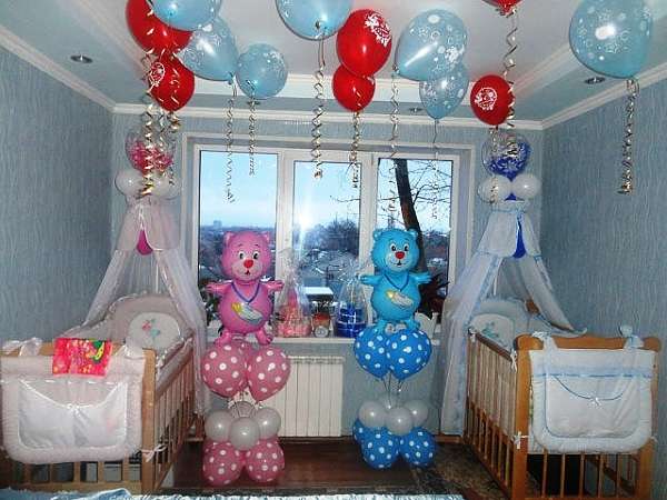 decorar lindamente o quarto para o aniversário do bebê