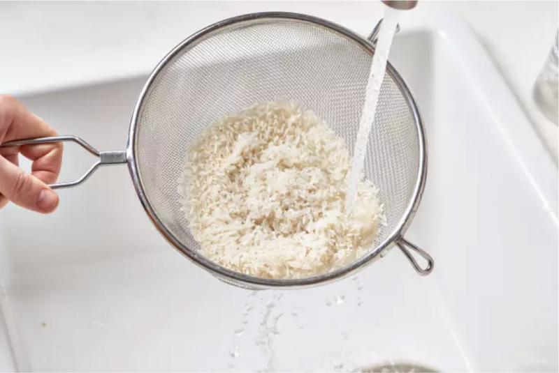 Umývanie ryže
