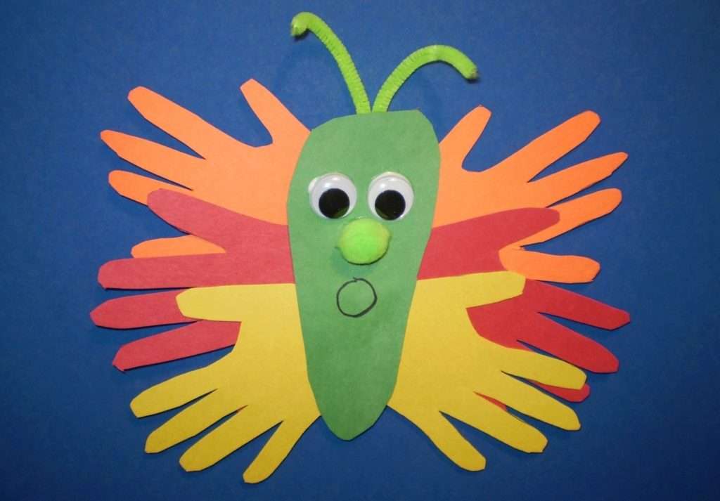 artisanat en papier coloré pour les enfants de 4 à 5 ans