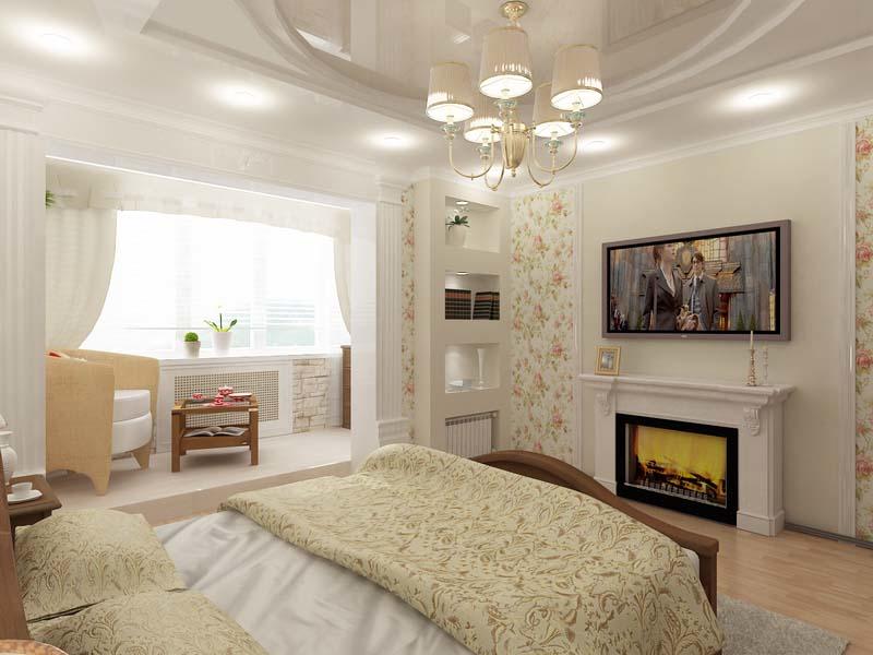 אם אתה משלב חדר שינה עם מרפסת, עדיף לשמור על החדר בצבעי פסטל בהירים.