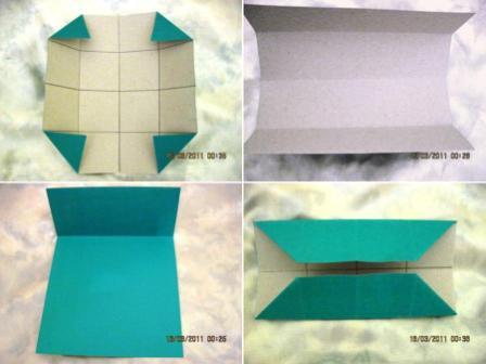 Kutija za olovke od kartona sastojat će se od nekoliko modula, od kojih je svaki izrađen zasebno