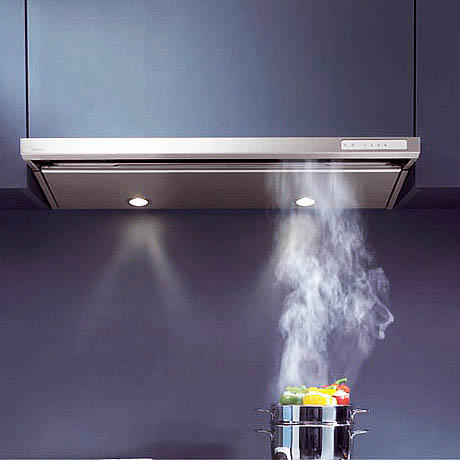 Η λειτουργία του απορροφητήρα φίλτρου είναι προφανής από το όνομά του - μέσω φίλτρων για τον καθαρισμό του αέρα στην κουζίνα