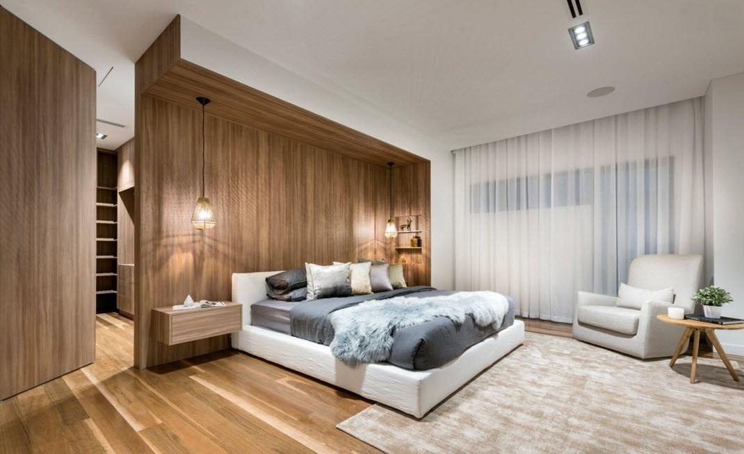 Modern sovrumsdesign bör endast innehålla naturliga och hållbara material.
