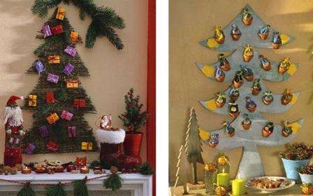 Voir aussi la sélection de photos d'arbres de Noël muraux avec vos propres mains