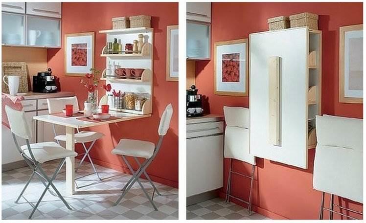 Dizajnéri interiérov kuchýň odporúčajú zvoliť kompaktný, transformovateľný nábytok, aby ušetril miesto.
