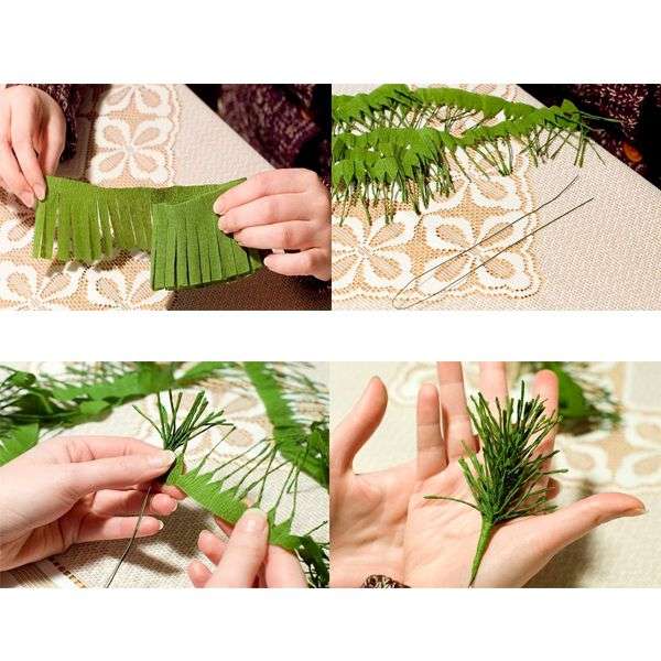 artesanato de natal em papel ondulado