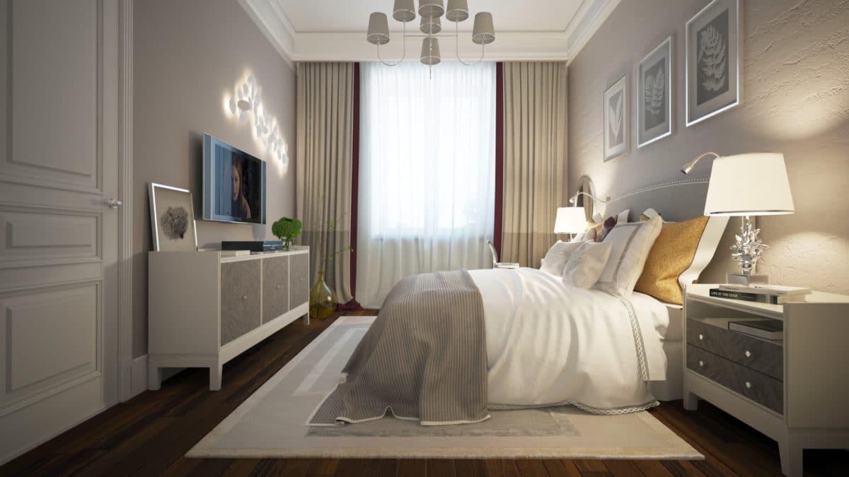 När du väljer en sänglampa bör du främst utgå från utformningen av sovrummet: modellen du gillar ska vara i harmoni med rummets design