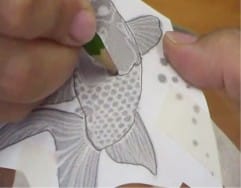 Hur man överför en teckning till en vas för framtida målning