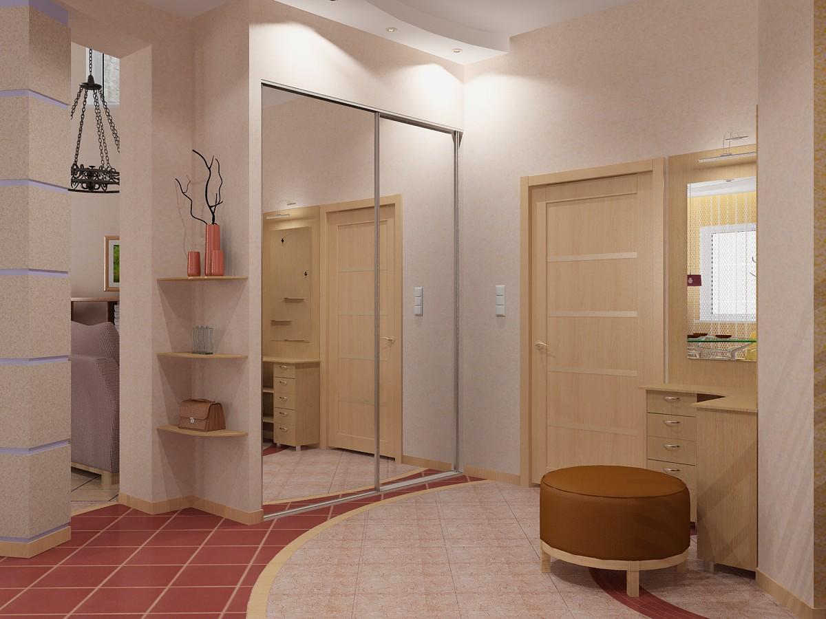 Un hol modern, de regulă, se caracterizează prin prezența spațiului liber și cantitatea minimă de set de mobilier