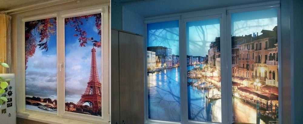 Imprimarea fotografiilor pe rulouri poate schimba dramatic vederea din fereastră
