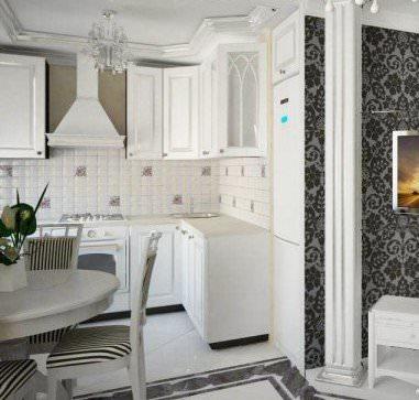 Vytvorenie kuchyne a obývačky v rovnakom štýle pomôže vizuálne rozšíriť plochu miestnosti