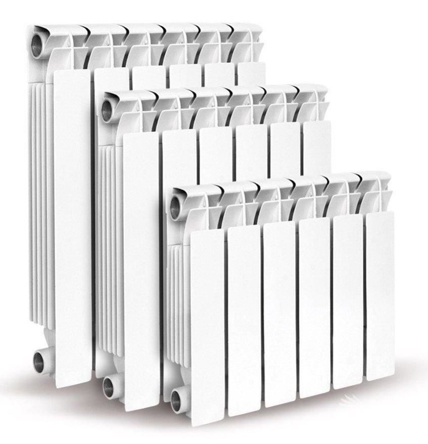Cette méthode n'est pas très bonne pour les radiateurs en aluminium, car ils diffèrent dans leurs performances en fonction de la taille