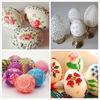 Ukrašavanje jaja. Postoji mnogo mogućnosti za ukrašavanje uskršnjih jaja.