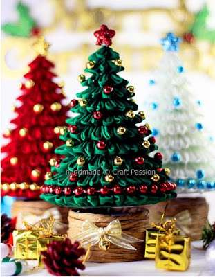 kako ukrasiti božićno drvce od polistirena fotografija