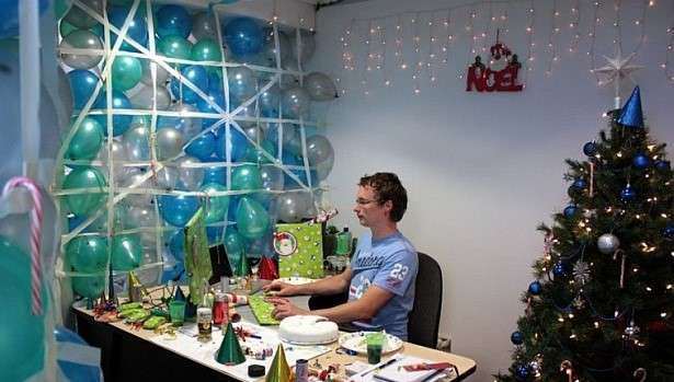 como decorar o escritório para o ano novo do galo