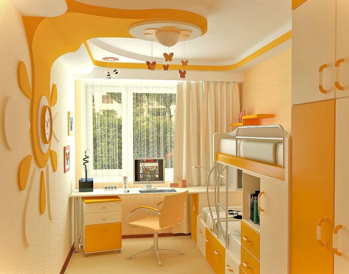 On parempi sisustaa pieni makuuhuone vaaleilla väreillä, koska tämä auttaa laajentamaan visuaalisesti huoneen tilaa