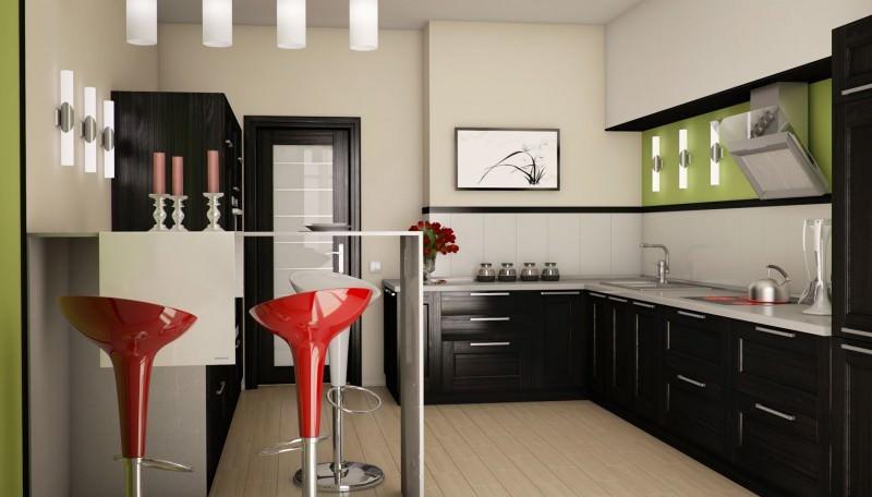 Scaunele înalte sunt potrivite pentru iubitorii de minimalism din interiorul casei