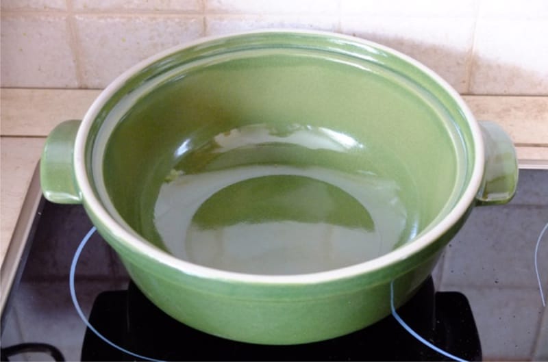 Oală din ceramică rezistentă la căldură