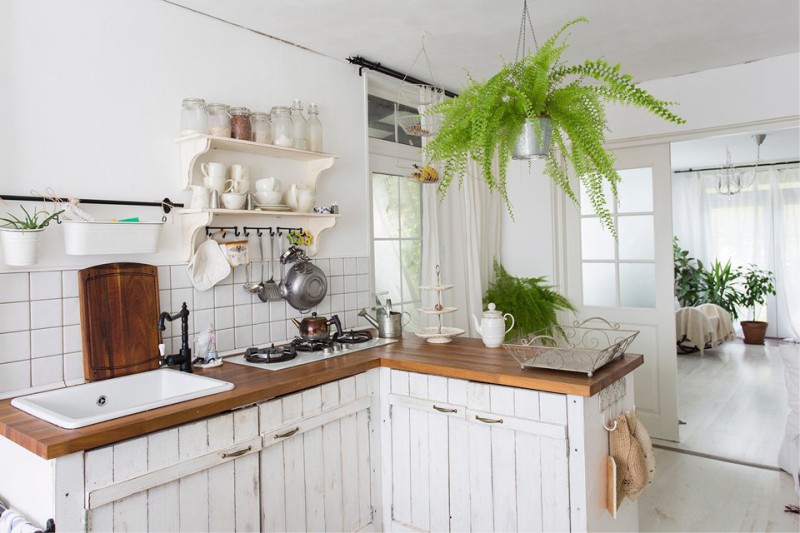 Kuchyňa s doskovými fasádami